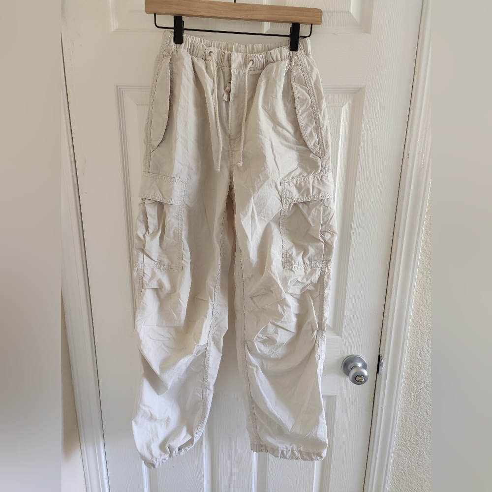 COPY - Squad pocket parachute pants, TNA, off white, size XS